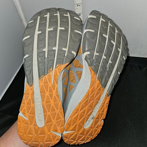 Merrell Bare Access Flex 2 Flame Orange Trainer Sneakers Size 7 - Picture 8 of 8